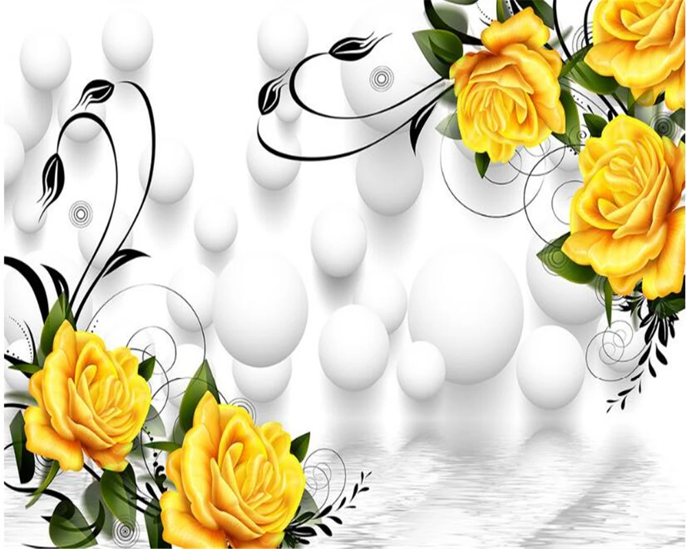 beibehang Large Customized Dream Rose Flower 3D Stereo TV Living Room Bedroom Background Home Decor
beibehang Large Customized Dream Rose Flower 3D Stereo TV Living Room Bedroom Background Home Decor