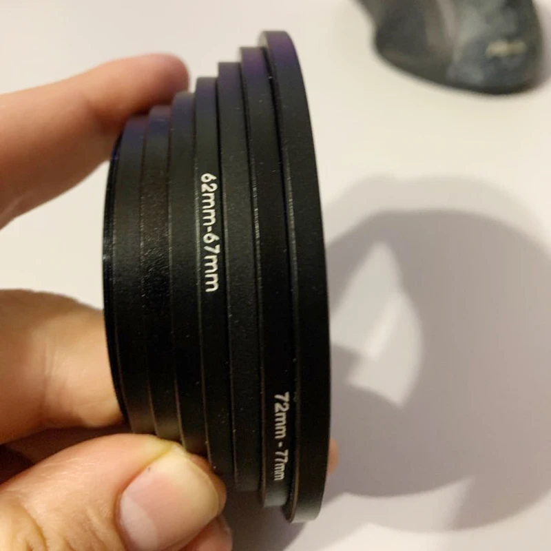 37 49 52 55 58 62 67 72 77 82 mm Lens SLR UV Polarizer Filter Digital Transfer Ring Gradual Drop Ring
37 49 52 55 58 62 67 72 77 82 mm Lens SLR UV Polarizer Filter Digital Transfer Ring Gradual Drop Ring