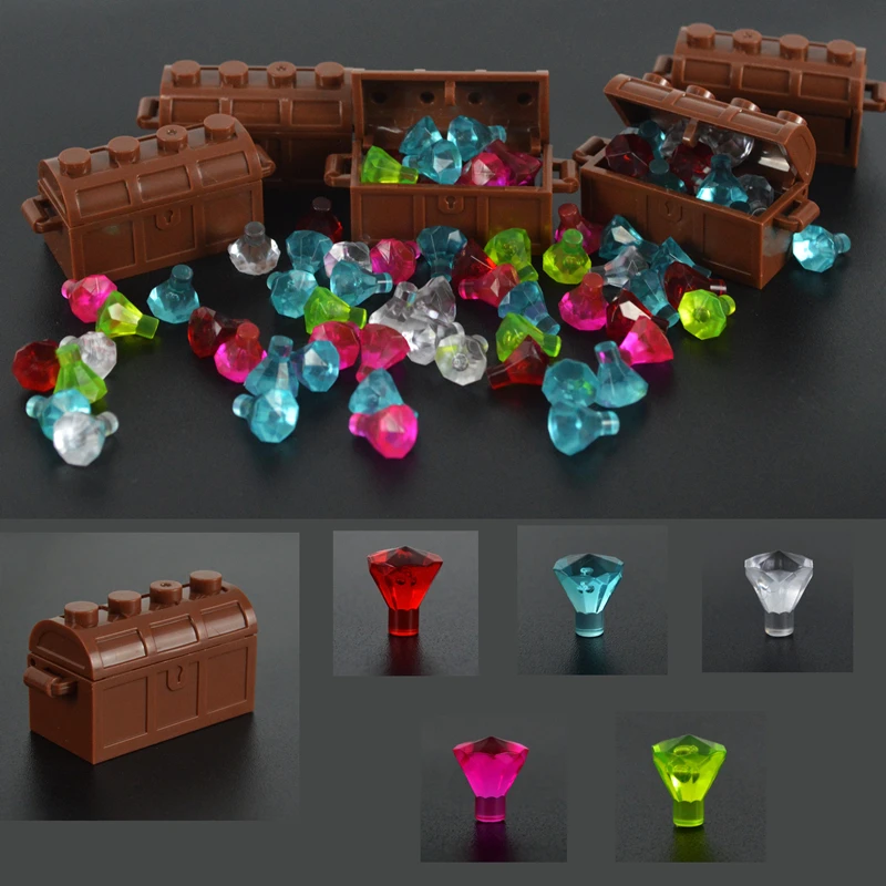 Jewlery Box Gem Diamonds Crystal city Accessories Bricks Building Blocks Precious Stone Caribbean Pirate Figure Treasure Toy
Jewlery Box Gem Diamonds Crystal city Accessories Bricks Building Blocks Precious Stone Caribbean Pirate Figure Treasure Toy