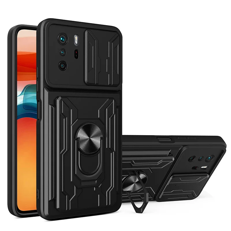 Poco F3 Case Hybrid Shockproof Armor Funda For Xiaomi Redmi 10 9C 9A K40 Pro Card Slot Bracket Stand Holder Covers Bumper Capa
Poco F3 Case Hybrid Shockproof Armor Funda For Xiaomi Redmi 10 9C 9A K40 Pro Card Slot Bracket Stand Holder Covers Bumper Capa
