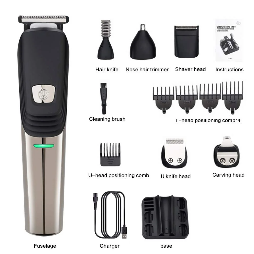 Professional Waterproof Electric 6 in 1 Hair Cut Clipper Home Trimmer Shaver Kit
Professional Waterproof Electric 6 in 1 Hair Cut Clipper Home Trimmer Shaver Kit
