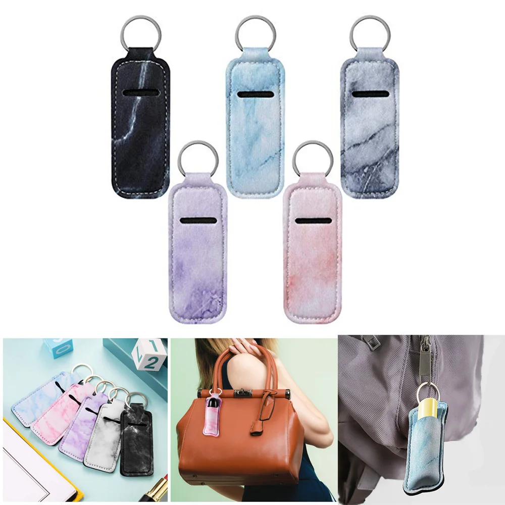 Fashion Colorized Lipstick Lip Gloss Bag Keychain Holder Key Ring Portable Lip Balm Bottle Packaging Cover Cosmetic Container
Fashion Colorized Lipstick Lip Gloss Bag Keychain Holder Key Ring Portable Lip Balm Bottle Packaging Cover Cosmetic Container