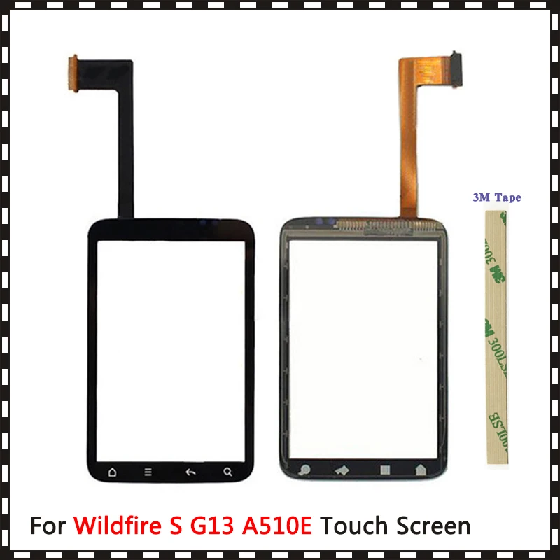 Сменный высококачественный сенсорный экран 3 5 дюйма для HTC Wildfire S G13 A510E дигитайзер