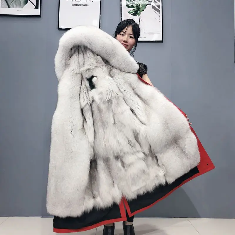 Winter Parkas Women Coat Real Fox Fur Coat 2020 New Warm Fashion Slim Outwear Long Detachable Overcoat
Winter Parkas Women Coat Real Fox Fur Coat 2020 New Warm Fashion Slim Outwear Long Detachable Overcoat