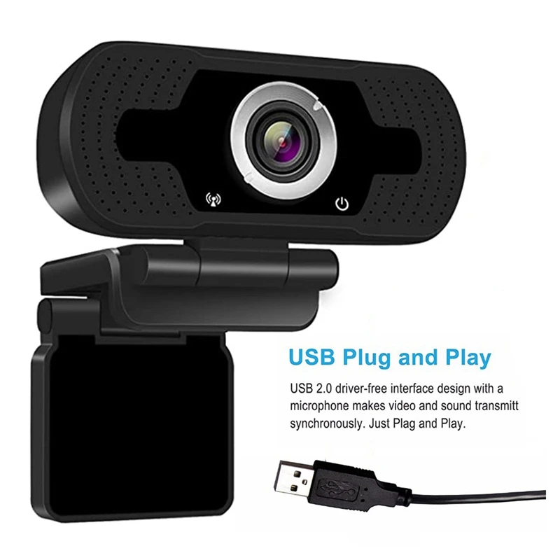W8 Webcam 1080P Full HD Fixed Focus PC Camera Web Camera with Microphone IP Camera for PC Computer Laptop
W8 Webcam 1080P Full HD Fixed Focus PC Camera Web Camera with Microphone IP Camera for PC Computer Laptop
