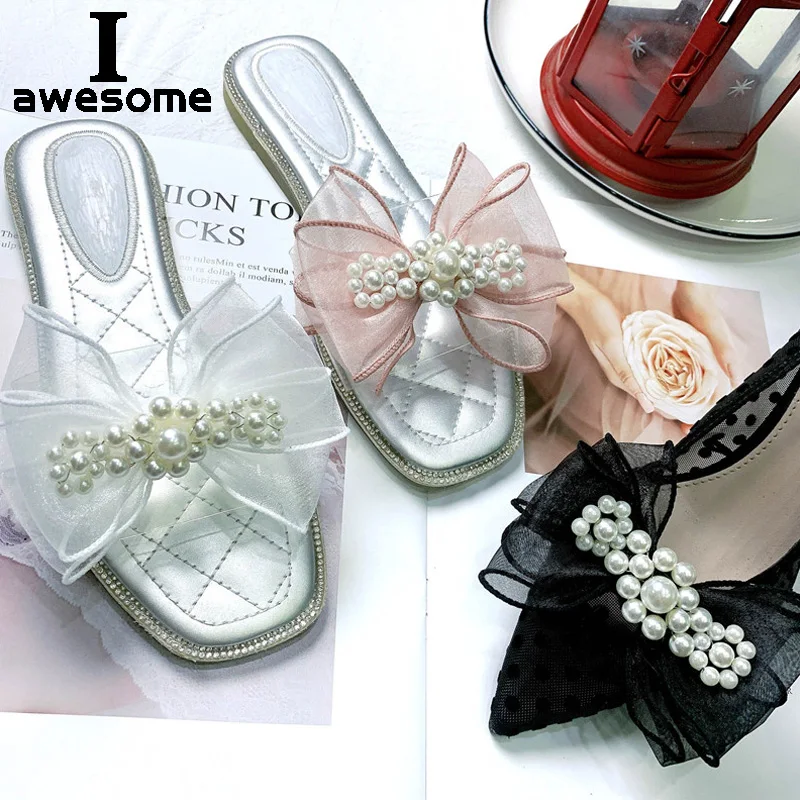 Elegant Beading Yarn Bow bow-knot Bridal Wedding Party Shoes Accessories For high Heels Flats Slipper Shoe Decorations flower
Elegant Beading Yarn Bow bow-knot Bridal Wedding Party Shoes Accessories For high Heels Flats Slipper Shoe Decorations flower