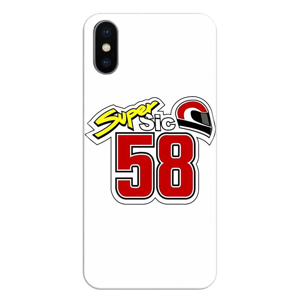 Мягкий силиконовый чехол из ТПУ с логотипом Марко Simoncelli 58 для iPod Touch Apple iPhone 11 Pro 4 4S