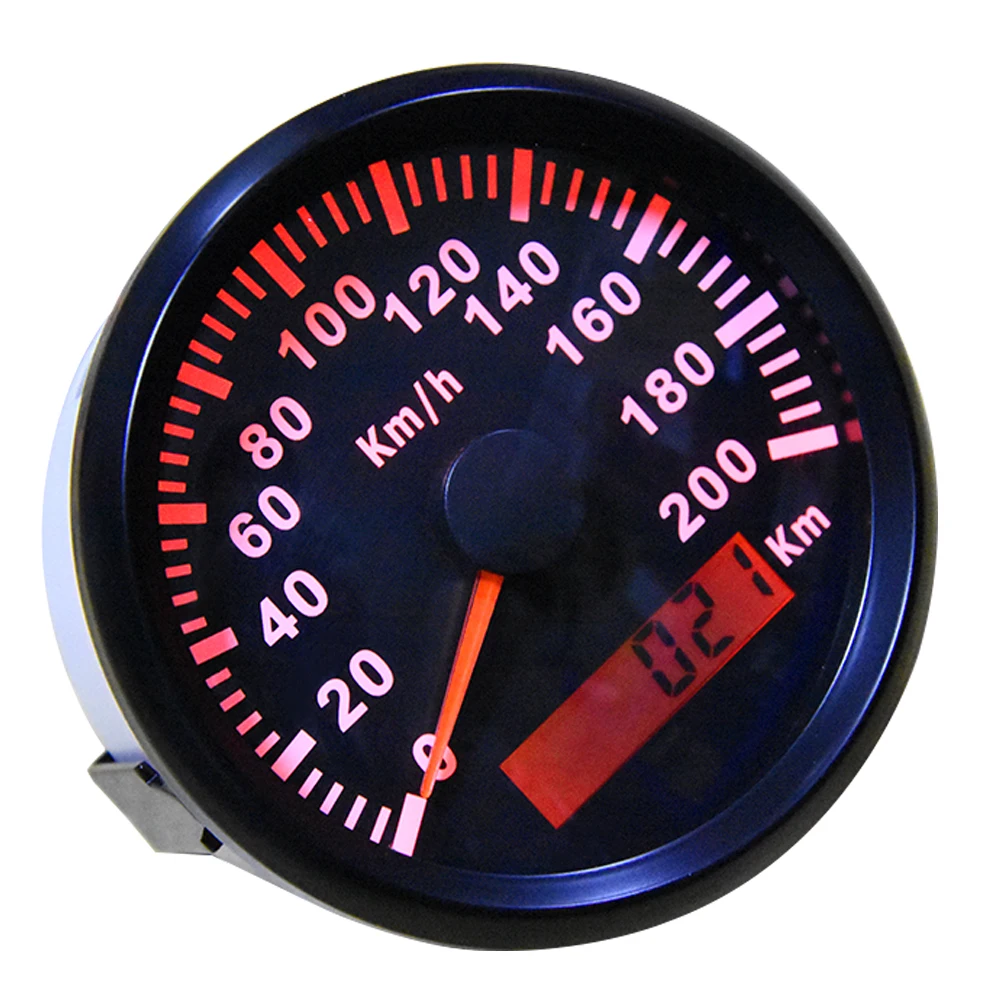 200KM/H GPS Speedometer Gauge 85MM Odometer with GPS Sensor Red Backlight Digital Gauge IP67 Waterproof Boat Yacht Marine
200KM/H GPS Speedometer Gauge 85MM Odometer with GPS Sensor Red Backlight Digital Gauge IP67 Waterproof Boat Yacht Marine