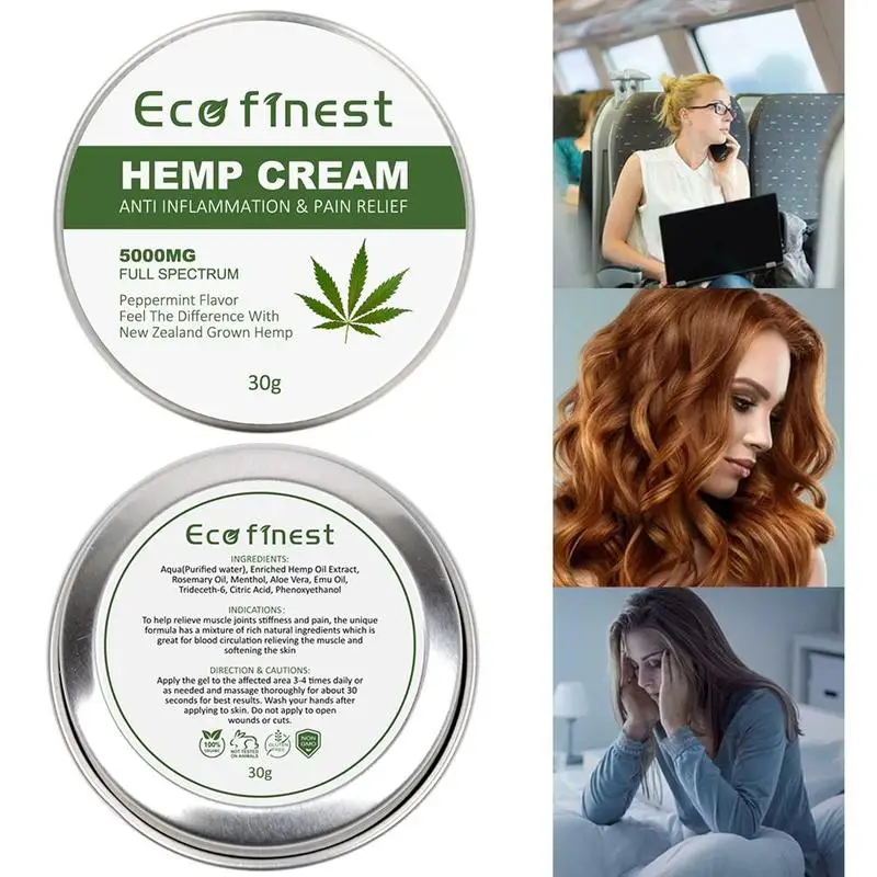 30g Herbal Hemp Oil Face Cream Hyaluronic Acid Moisturizer Care Collagen Nourishing Cream Skin E5S2
30g Herbal Hemp Oil Face Cream Hyaluronic Acid Moisturizer Care Collagen Nourishing Cream Skin E5S2