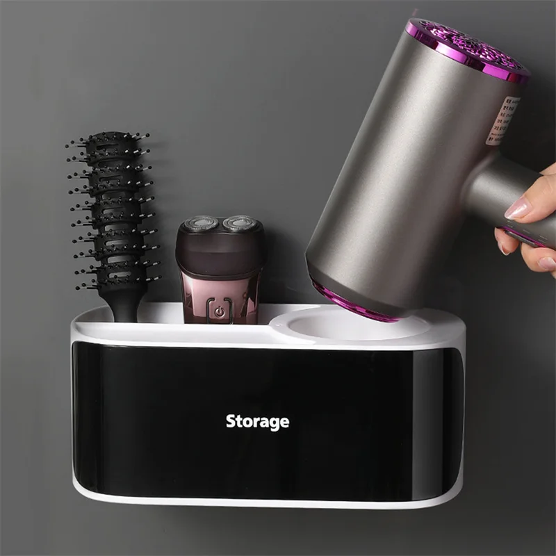 Hot Magic Wall-Mounted Storage Racks No Trace Stickers Creative Suction Cup Hair Dryer Holder Comb Rack Stand Bathroom Supplies
Hot Magic Wall-Mounted Storage Racks No Trace Stickers Creative Suction Cup Hair Dryer Holder Comb Rack Stand Bathroom Supplies