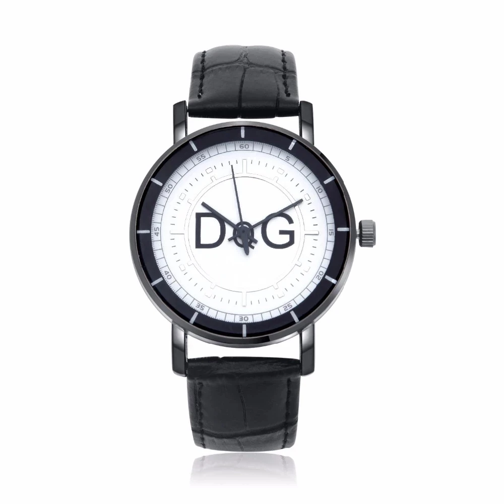 

DQG Simple style Men Watches Leather strap Casual Wrist watch Men Business Quartz Watch Relogio Masculino zegarki meskie