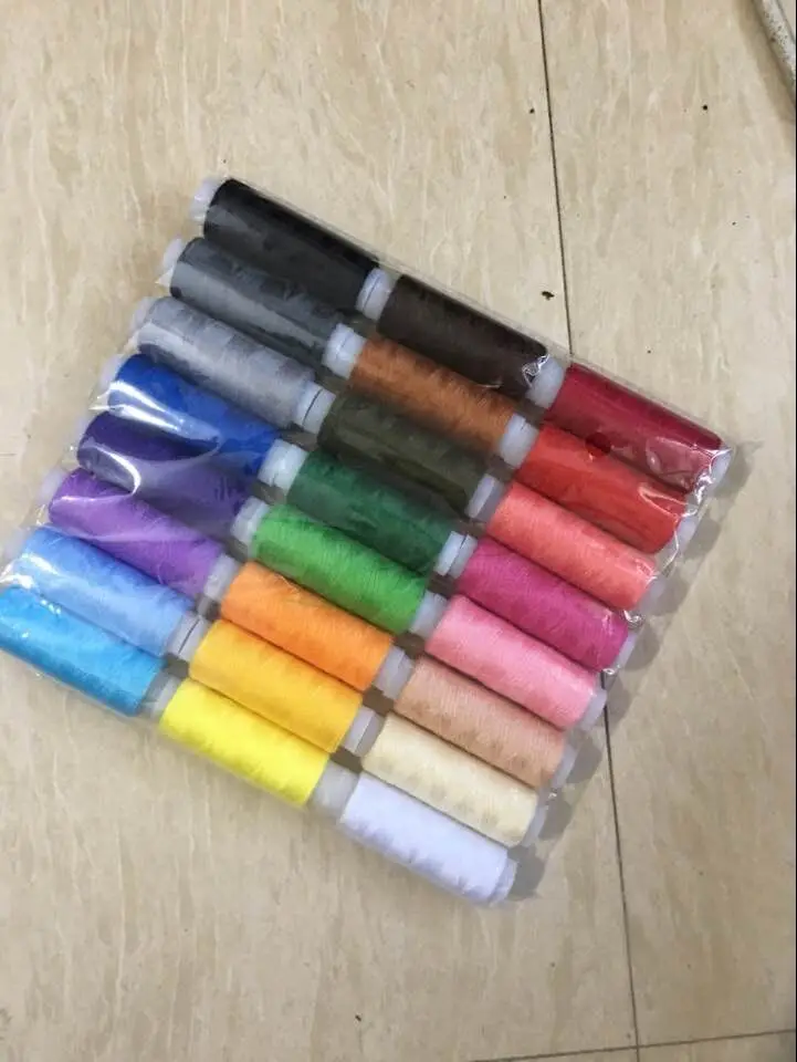 Beautiful 10 Colors/set Polyester Durable sewing Knitting Thread Reel for Hand Stitching Machine Sewing Thread 
Beautiful 10 Colors/set Polyester Durable sewing Knitting Thread Reel for Hand Stitching Machine Sewing Thread