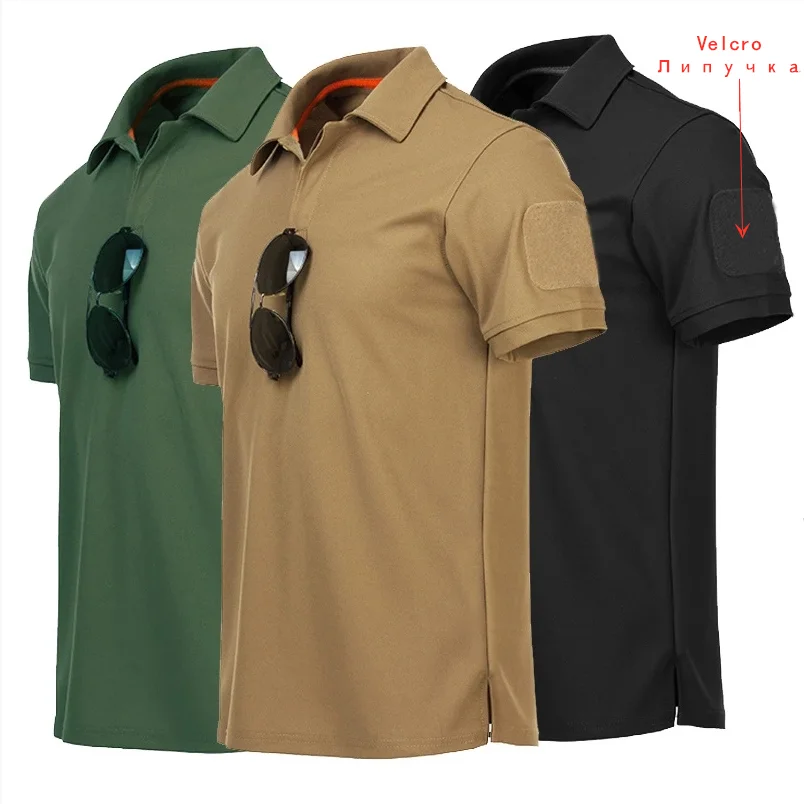 Summer Quick Dry Men Military Polo Shirt Breathable Combat Tactical Polo Male Plus Size Casual Short Sleeve Polo Shirts S-4XL
Summer Quick Dry Men Military Polo Shirt Breathable Combat Tactical Polo Male Plus Size Casual Short Sleeve Polo Shirts S-4XL