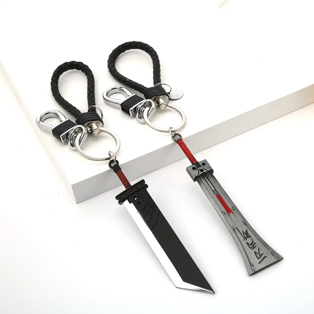 Game Final Fantasy 7 Remake Zack Fair Weapon Keyring Metal Sword of Armor Break Llaveros Car Key Chains Men Women's Accessories
Game Final Fantasy 7 Remake Zack Fair Weapon Keyring Metal Sword of Armor Break Llaveros Car Key Chains Men Women's Accessories