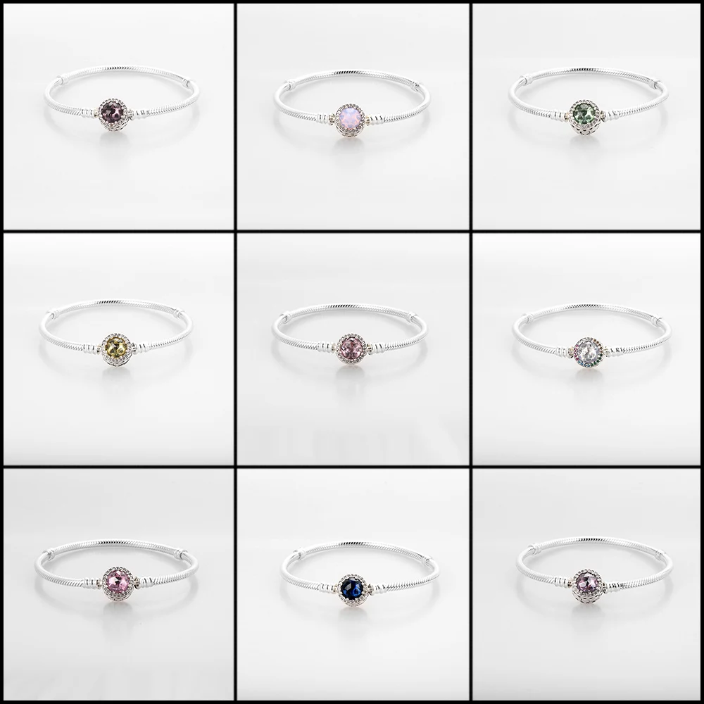 925 Sterling Silver Snake Chain Bracelets Diy Big Cz Pink Green Blue Crystal Fit For Women Original Charm Beads Jewelry Gift
925 Sterling Silver Snake Chain Bracelets Diy Big Cz Pink Green Blue Crystal Fit For Women Original Charm Beads Jewelry Gift