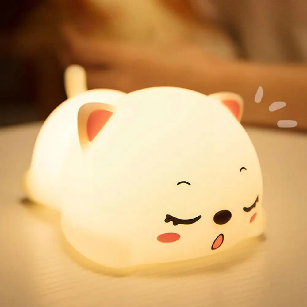 Soft Silicone Led Night Light For Children Baby Kids Usb Rechargeable Warm Light Cartoon Night Lamp Decorative Lig P5n2
Soft Silicone Led Night Light For Children Baby Kids Usb Rechargeable Warm Light Cartoon Night Lamp Decorative Lig P5n2