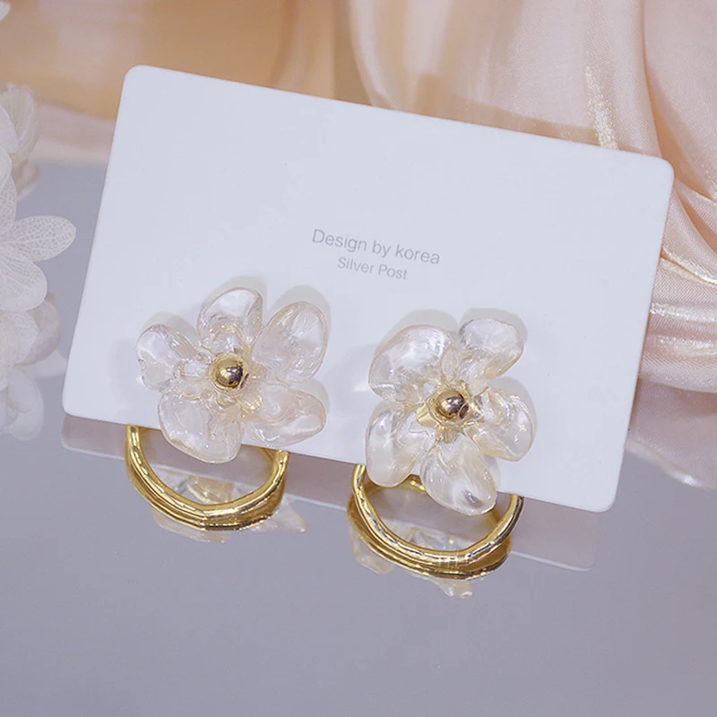 Romantic Stereoscopic Crystal Flowers Earrings for Women Designer Jewelry Acrylic Accessories S925 Needle Rear Hanging Stud Gift
Romantic Stereoscopic Crystal Flowers Earrings for Women Designer Jewelry Acrylic Accessories S925 Needle Rear Hanging Stud Gift