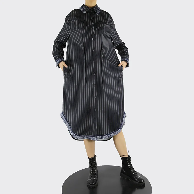 Women's Long Sleeve Shirt Spring And Autumn New Korean Version Of Simple Thin Stripe Fashion Niche Casual Long Sleeve Shirt
Women's Long Sleeve Shirt Spring And Autumn New Korean Version Of Simple Thin Stripe Fashion Niche Casual Long Sleeve Shirt