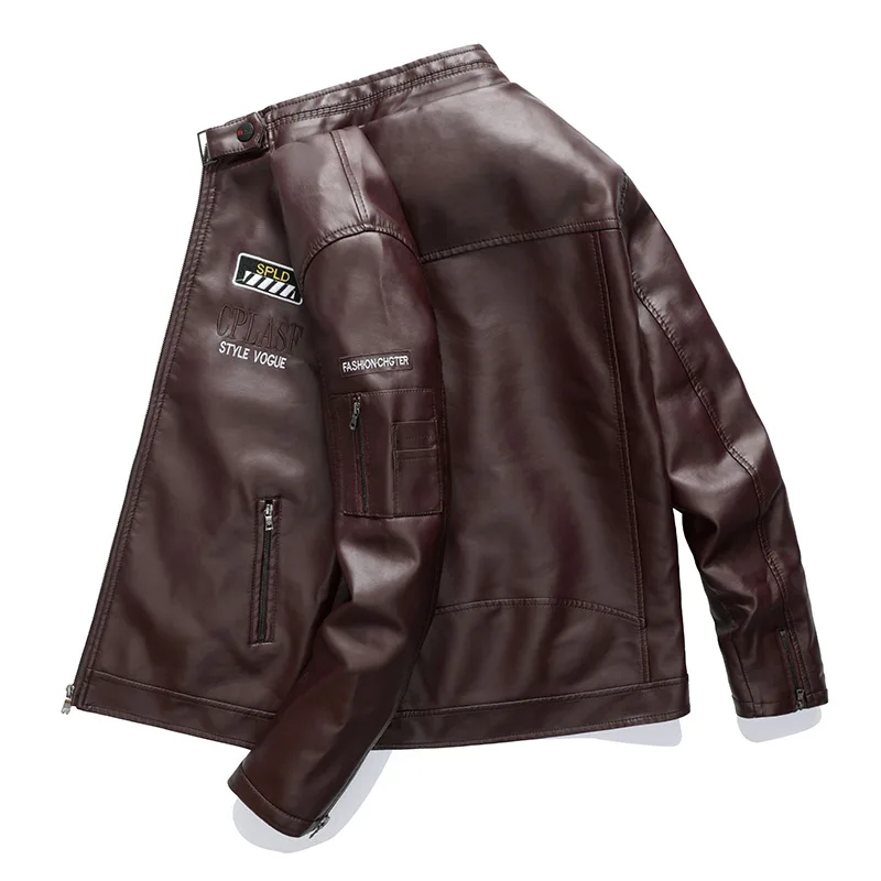 2021 New Style High Quality Mens Coat Casual Windproof Outwear Leather Jackets For Men
2021 New Style High Quality Mens Coat Casual Windproof Outwear Leather Jackets For Men