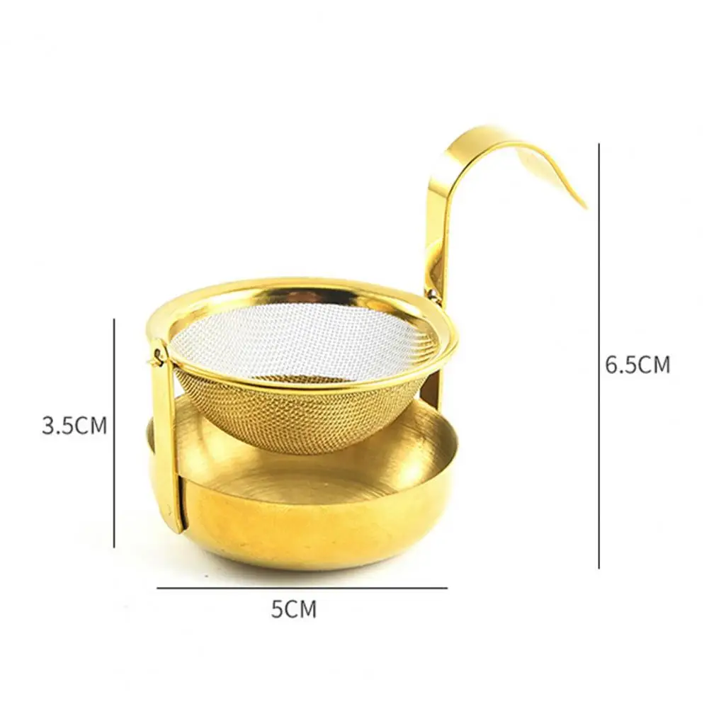 Practical Tea Infuser Rotatable Convenient 304 Stainless Steel Anti-rust Mesh Tea Strainer for Home Lace tea leak for Home
Practical Tea Infuser Rotatable Convenient 304 Stainless Steel Anti-rust Mesh Tea Strainer for Home Lace tea leak for Home