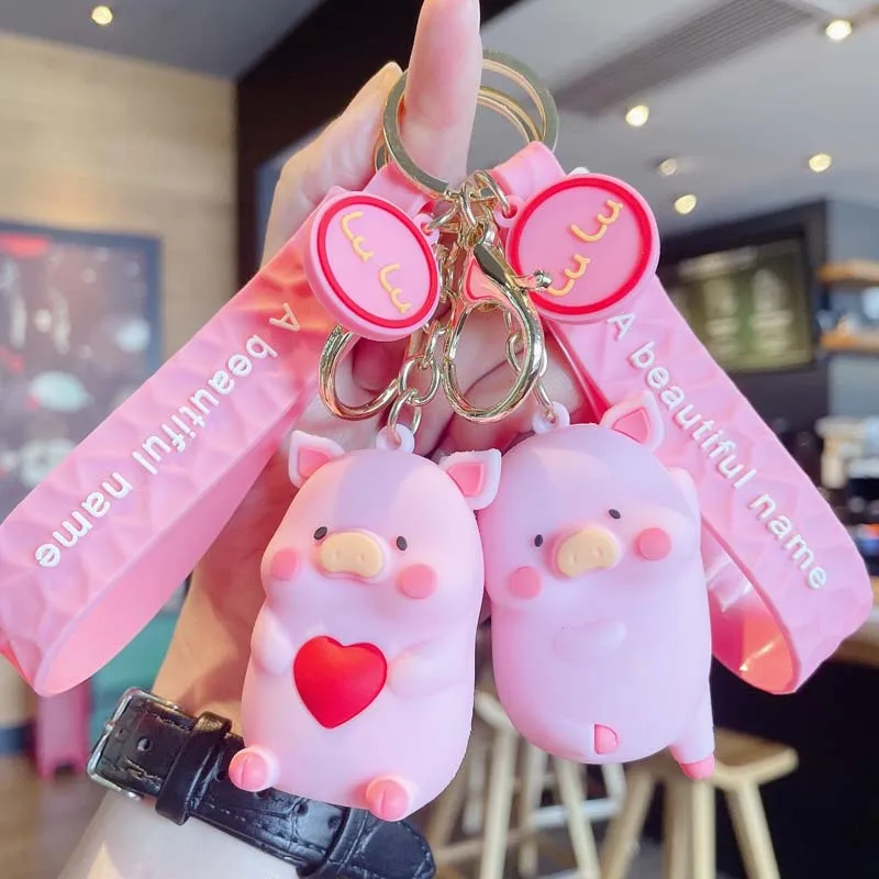 Cute Little Pink Pig Key Chain Girl Bag Hanging Ornaments Fashion Car Key Chain Creative Bestie Small Gift Wholesale Girls Like
Cute Little Pink Pig Key Chain Girl Bag Hanging Ornaments Fashion Car Key Chain Creative Bestie Small Gift Wholesale Girls Like