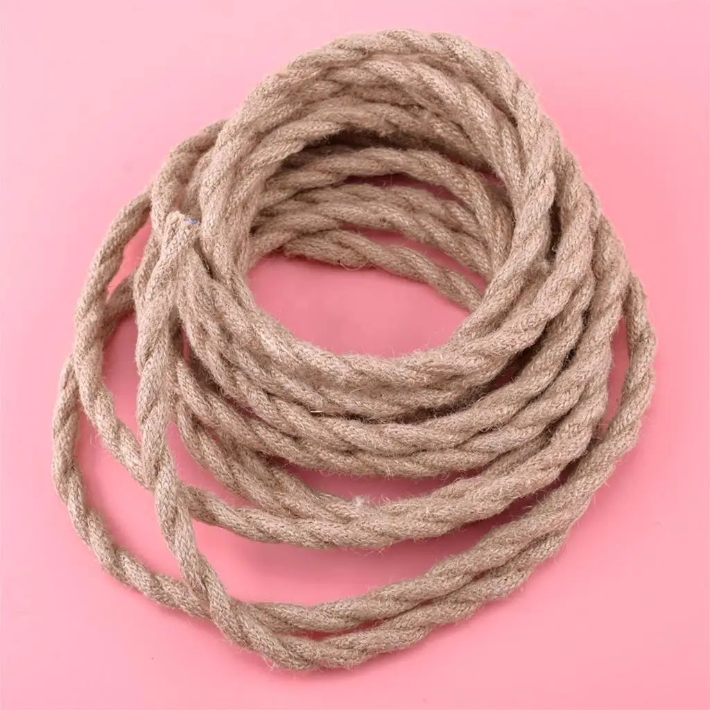 5 Meters 2x0.75 Vintage Retro Twisted Braided Woven Electric Wire Rope Cable 100-240V 250W
5 Meters 2x0.75 Vintage Retro Twisted Braided Woven Electric Wire Rope Cable 100-240V 250W