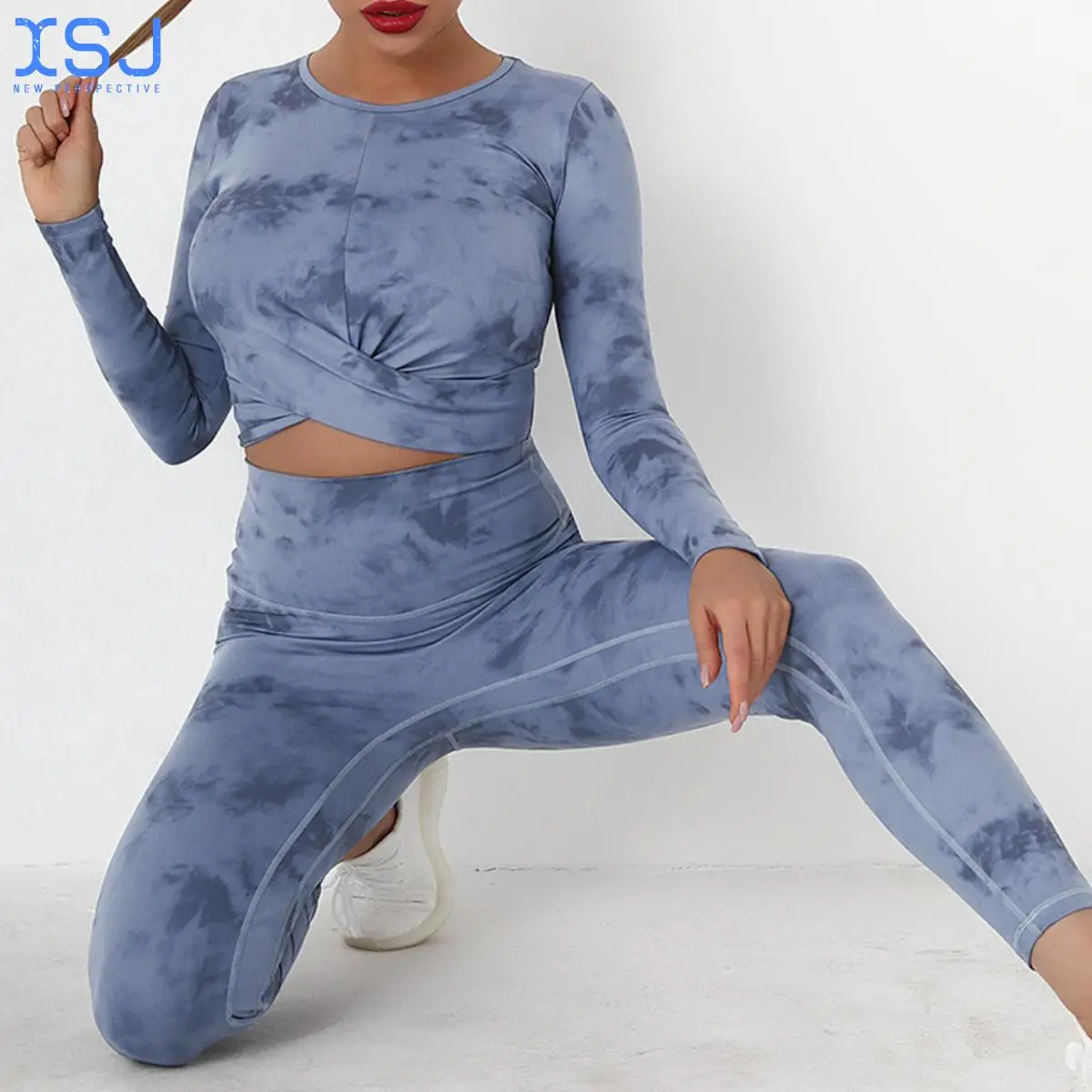 Одежда для йоги Tie-Dye, спортивные брюки с длинными рукавами для занятий йогой и фитнесом
Одежда для йоги Tie-Dye, спортивные брюки с длинными рукавами для занятий йогой и фитнесом