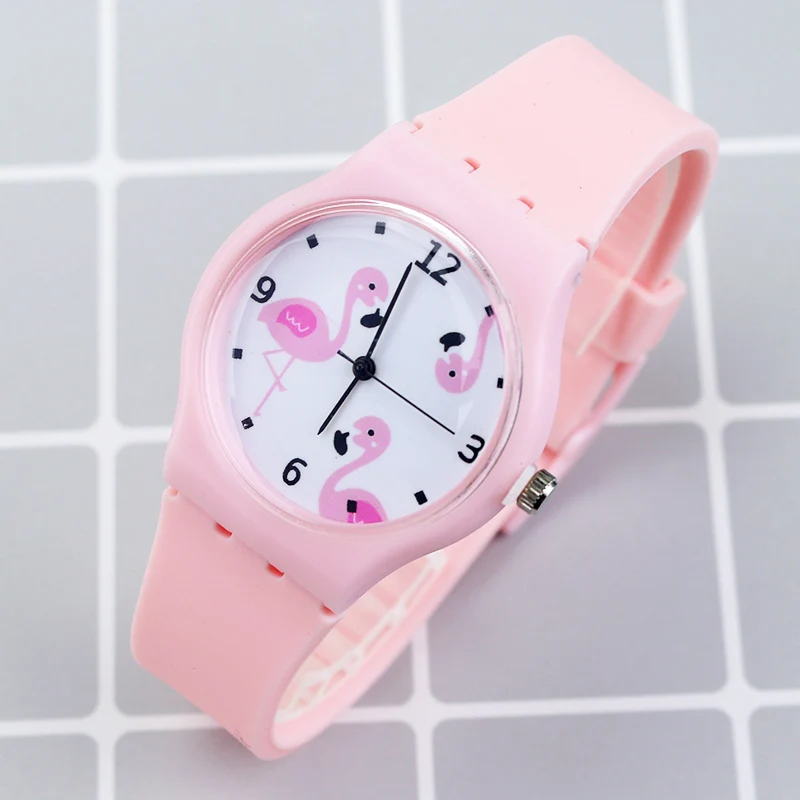 New Silicone Candy Color Women Watches Girls Clock Fashion Flamingo Watch Children Wristwatch Cartoon Kids Quartz Dropshipping
New Silicone Candy Color Women Watches Girls Clock Fashion Flamingo Watch Children Wristwatch Cartoon Kids Quartz Dropshipping