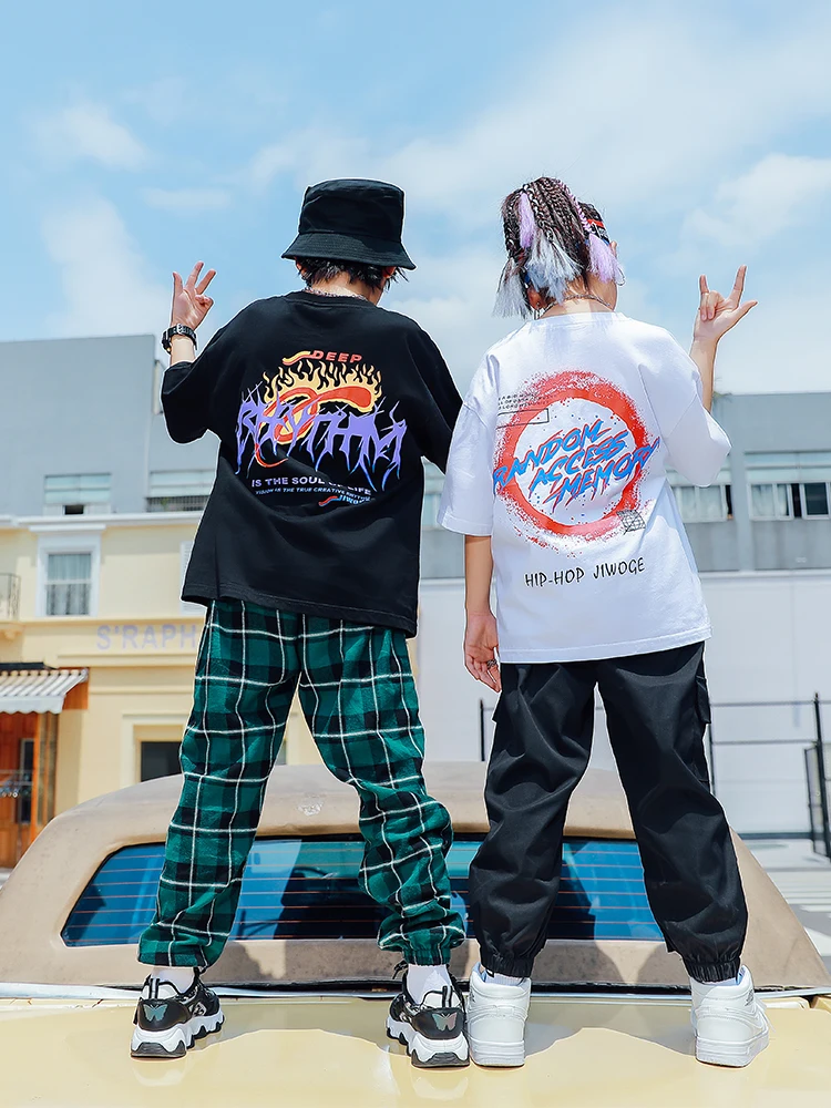 New Girls Jazz Dance Costume Summer Trendy Tops Black Hiphop Pants Kids Hip Hop Clothes Loose Street Dancing Show Outfits BL6217 
New Girls Jazz Dance Costume Summer Trendy Tops Black Hiphop Pants Kids Hip Hop Clothes Loose Street Dancing Show Outfits BL6217