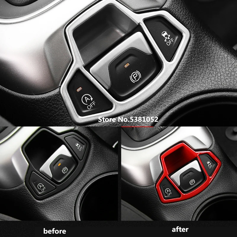 for Jeep Compass Accessories 2017 2018 2019 Electronic Auto Handbrake Hand Brake Button Sticker Panel Trim Decoration Cover
for Jeep Compass Accessories 2017 2018 2019 Electronic Auto Handbrake Hand Brake Button Sticker Panel Trim Decoration Cover
