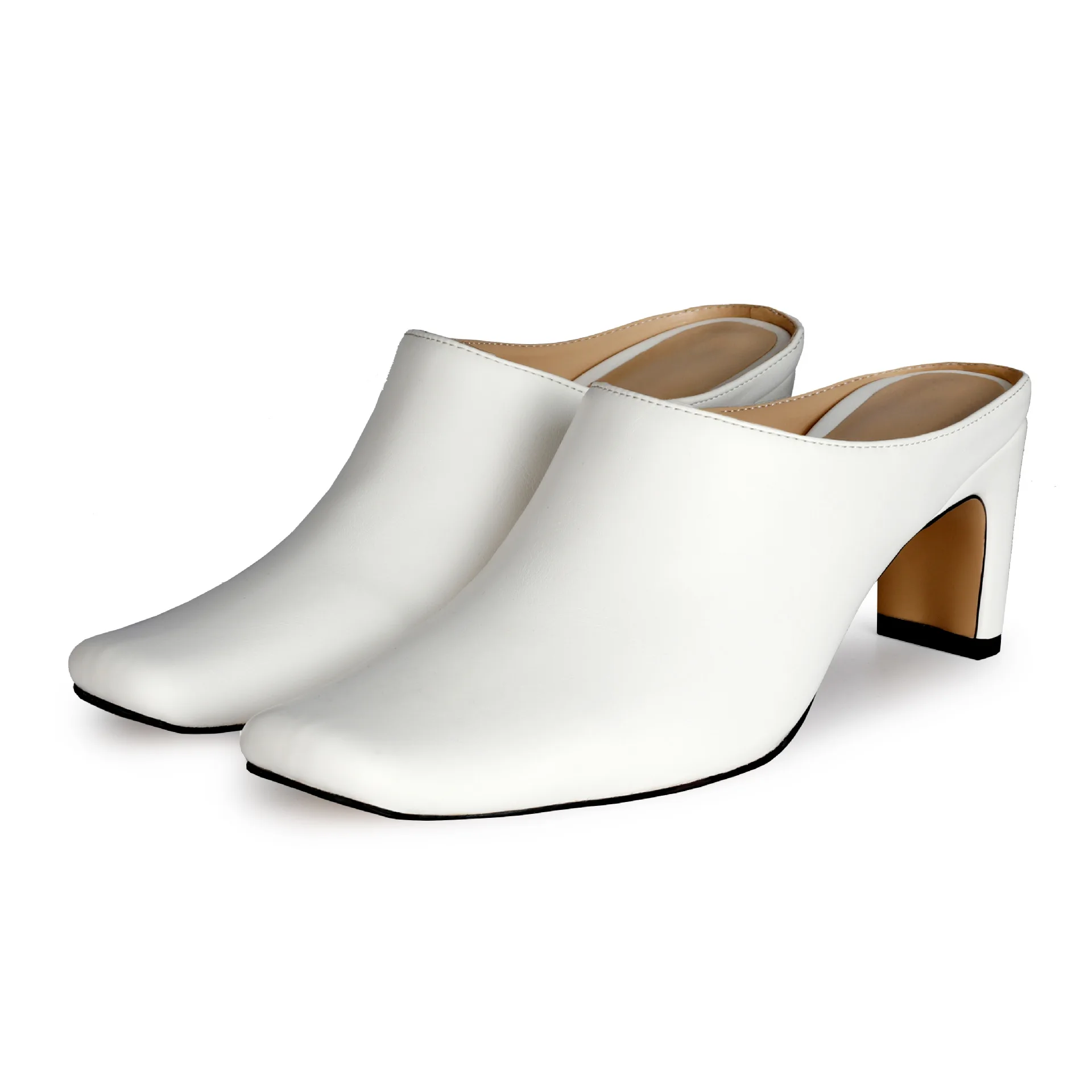 New style in early spring, personalized square head color deep mouth Baotou back empty slippers, British women's shoes
New style in early spring, personalized square head color deep mouth Baotou back empty slippers, British women's shoes