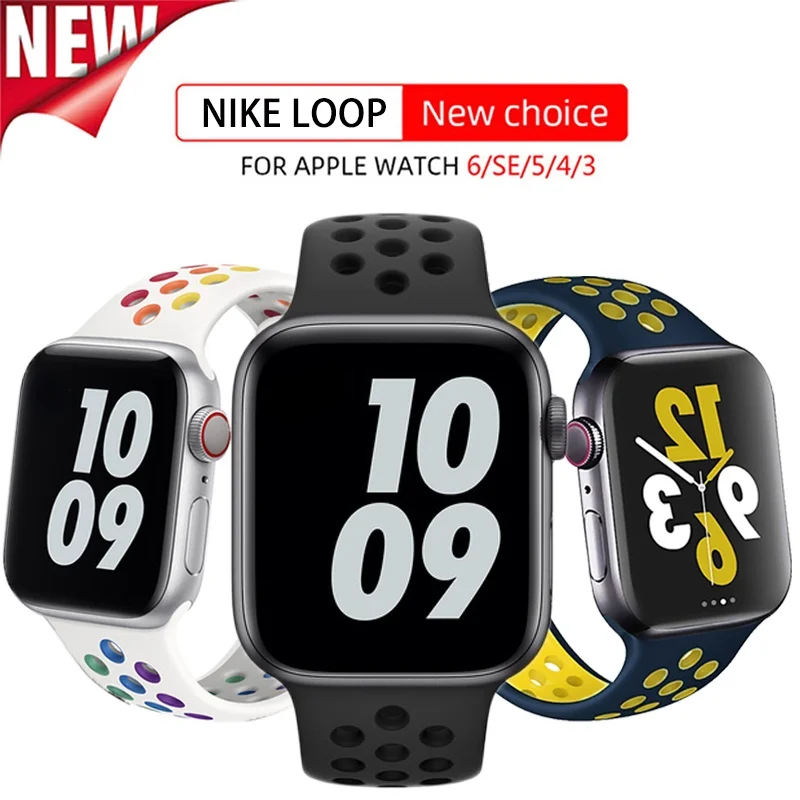 Silicone Breathable Strap For Apple Watch 41 45mm 40 44mm for nike Sport Band 38 42mm for iWatch serie 7 3 se 4 5 6 se bracelet
Silicone Breathable Strap For Apple Watch 41 45mm 40 44mm for nike Sport Band 38 42mm for iWatch serie 7 3 se 4 5 6 se bracelet