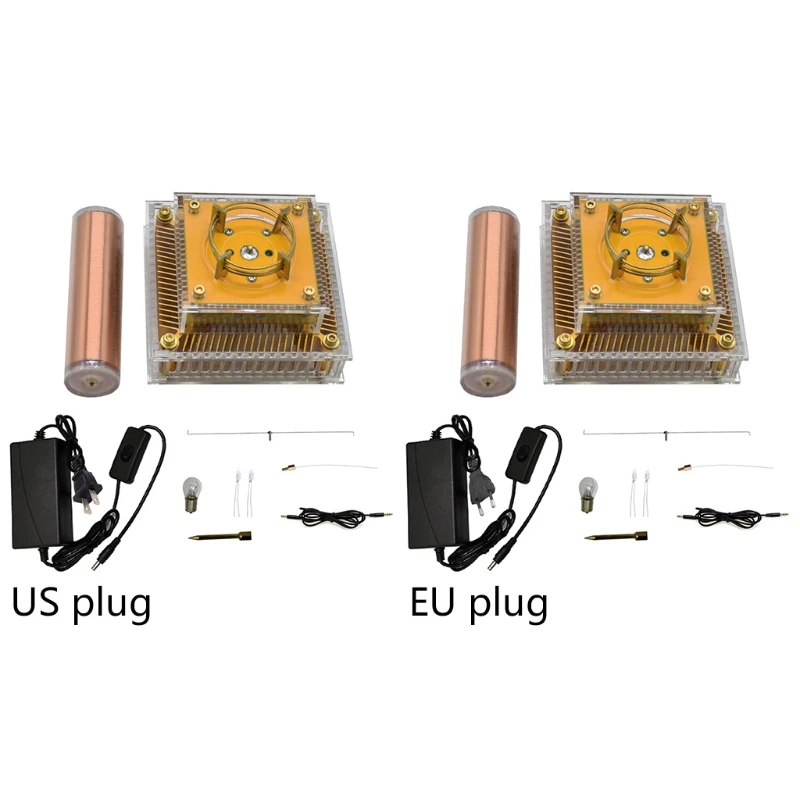 Tesla Coil Multi-functional Acrylic Base Shell Arc Plasma Loudspeaker Wireless Transmission Experiment Desktop
Tesla Coil Multi-functional Acrylic Base Shell Arc Plasma Loudspeaker Wireless Transmission Experiment Desktop