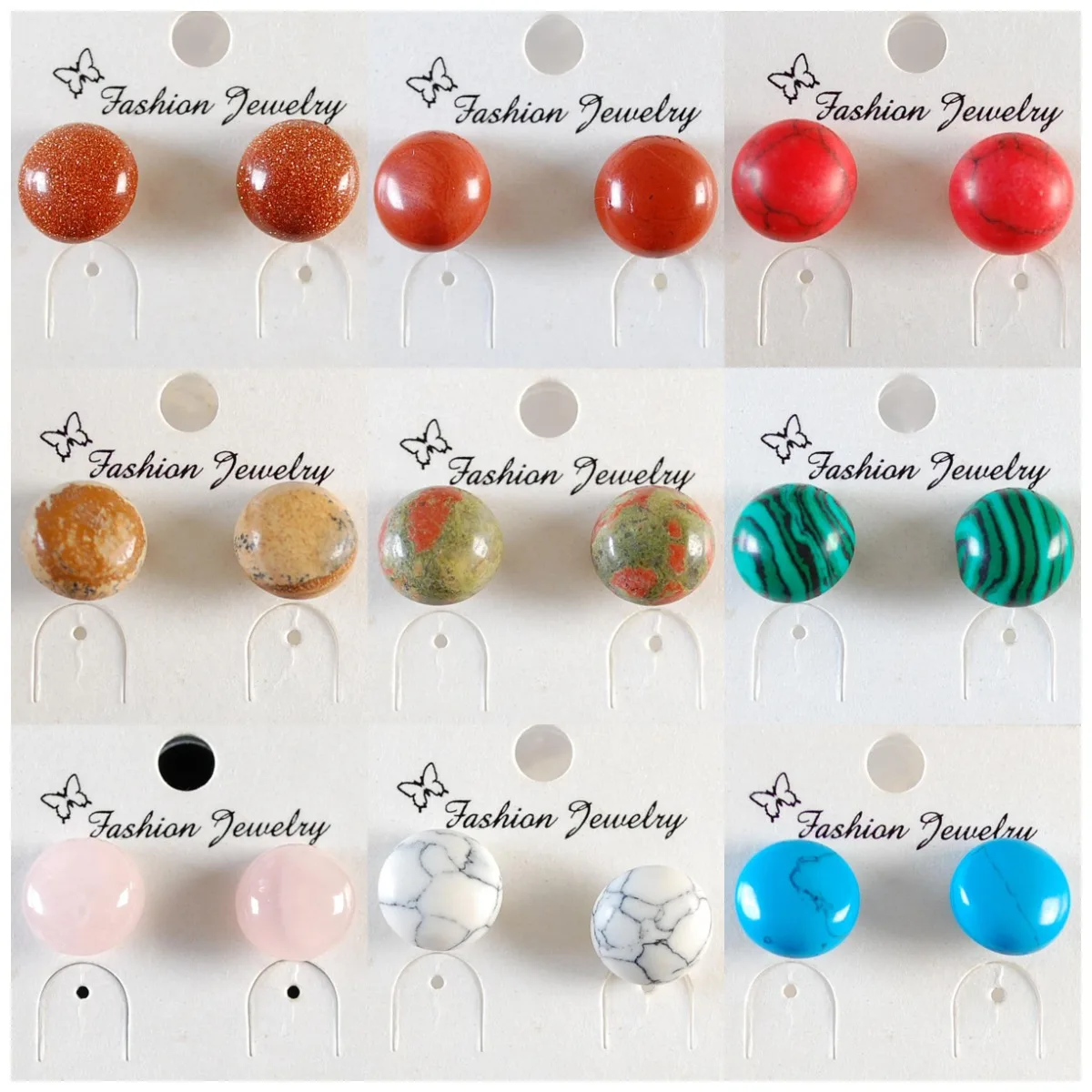 Wholesale Natural Stone Quartz Turquoise Jasper For Women Girls Cute Gifts Multi Color Earring Wedding Party Jewelry
Wholesale Natural Stone Quartz Turquoise Jasper For Women Girls Cute Gifts Multi Color Earring Wedding Party Jewelry