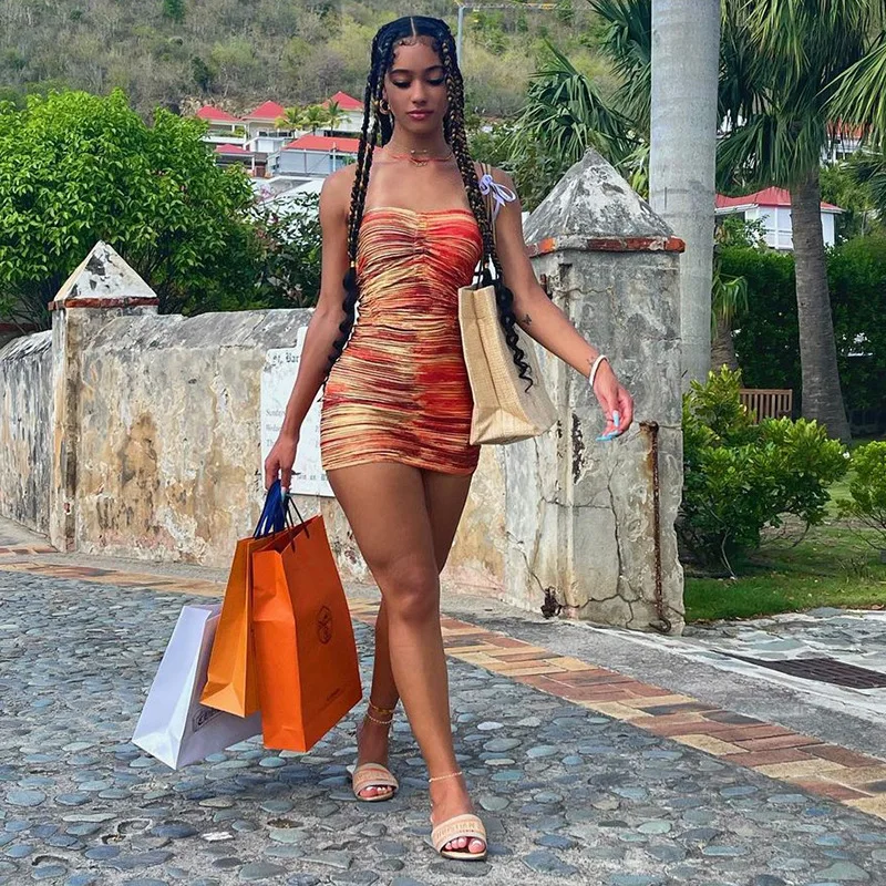 Sexy Tube Top Backless Bandage Bodycon Mini Dresses Fashion Print Outfits Woman Night Club Party Dress
Sexy Tube Top Backless Bandage Bodycon Mini Dresses Fashion Print Outfits Woman Night Club Party Dress