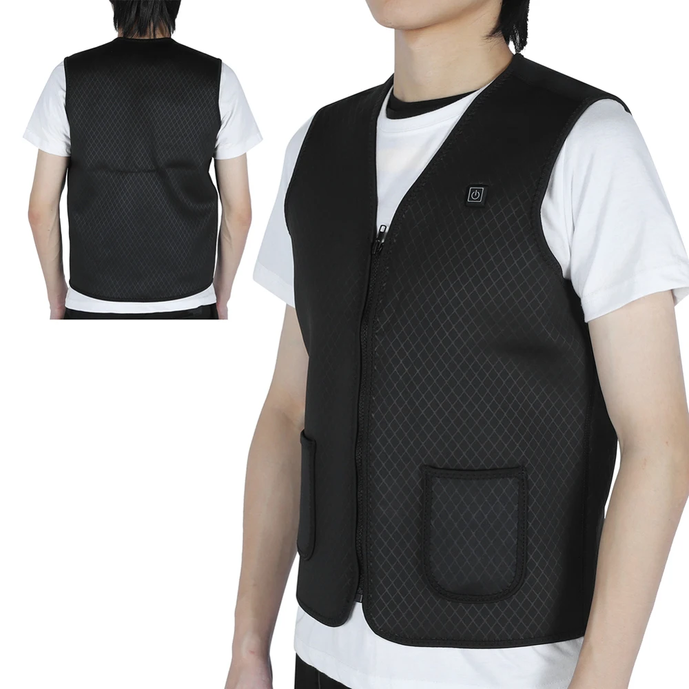 Zippered Heated Vest for Men Women with 5 Heating Panels 3 Temperature Control Warming Heated Jacket for Outdoor Winter
Zippered Heated Vest for Men Women with 5 Heating Panels 3 Temperature Control Warming Heated Jacket for Outdoor Winter