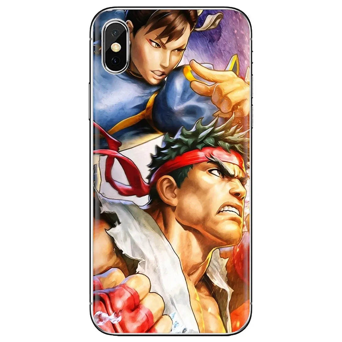 Силиконовый чехол для телефона Samsung Galaxy S7 S8 S9 S10E S20 FE Note 10 20 Edge Lite Plus Ultra Street-Fighter-C-Ryu |