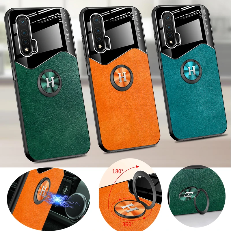 Shockproof Case For Huawei Nova 7I Mirror Tempered Glass Leather Phone Back Cover For Nova 6 5G 4G 6 SE Case Magnet ring holder
Shockproof Case For Huawei Nova 7I Mirror Tempered Glass Leather Phone Back Cover For Nova 6 5G 4G 6 SE Case Magnet ring holder