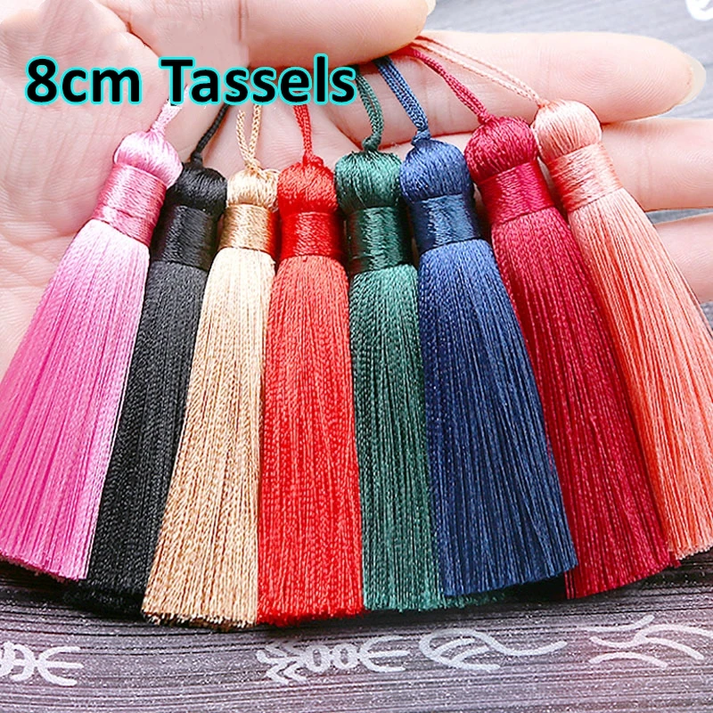 2Pcs/Lot 8cm Silk Tassel Fringe Curtain Brush DIY Craft Tassel Fringe Trim For Curtains Jewelry Making Wedding Home Decoration
2Pcs/Lot 8cm Silk Tassel Fringe Curtain Brush DIY Craft Tassel Fringe Trim For Curtains Jewelry Making Wedding Home Decoration