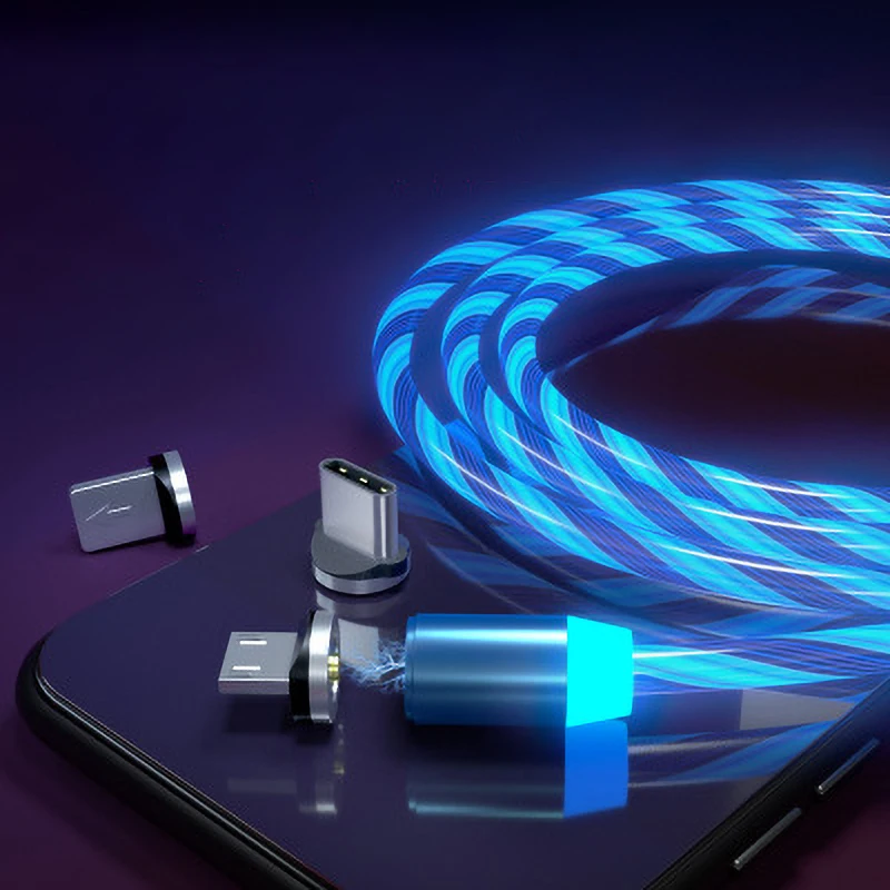 Magnetic Cable USB Type C LED luminous Charging Cable For iphone 11 Pro X Xiaomi Samsung S8 Micro USB Phone Glowing Charger Cord
Magnetic Cable USB Type C LED luminous Charging Cable For iphone 11 Pro X Xiaomi Samsung S8 Micro USB Phone Glowing Charger Cord