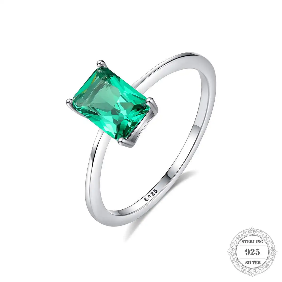 Ring rectangle Green Stone,New Thomas Style Glam Fashion Good Jewelry For Women 2020 Ts Gift In 925 Sterling Silver
Ring rectangle Green Stone,New Thomas Style Glam Fashion Good Jewelry For Women 2020 Ts Gift In 925 Sterling Silver