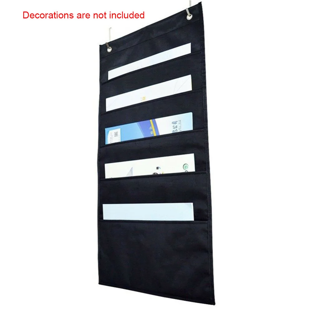Pockets Wall Mounted Home Organizer School Door With Hooks Office Storage Hanging Portable File Folder Magazines Oxford Cloth
Pockets Wall Mounted Home Organizer School Door With Hooks Office Storage Hanging Portable File Folder Magazines Oxford Cloth