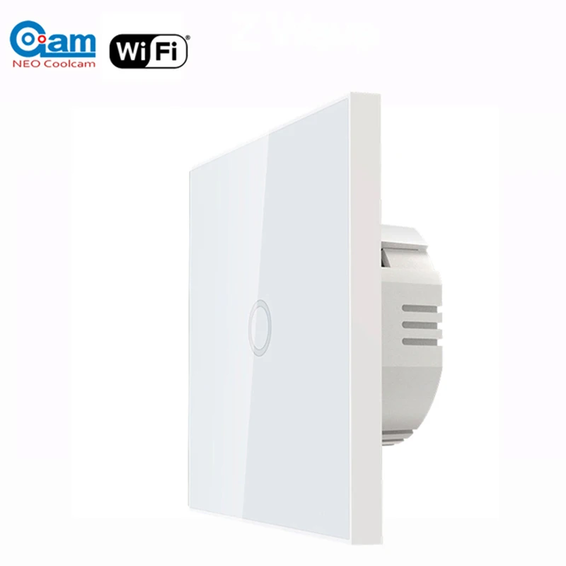 Coolcam Wi-Fi 1/2/3Gang настенный светильник переключатель стекло Панель сенсорный