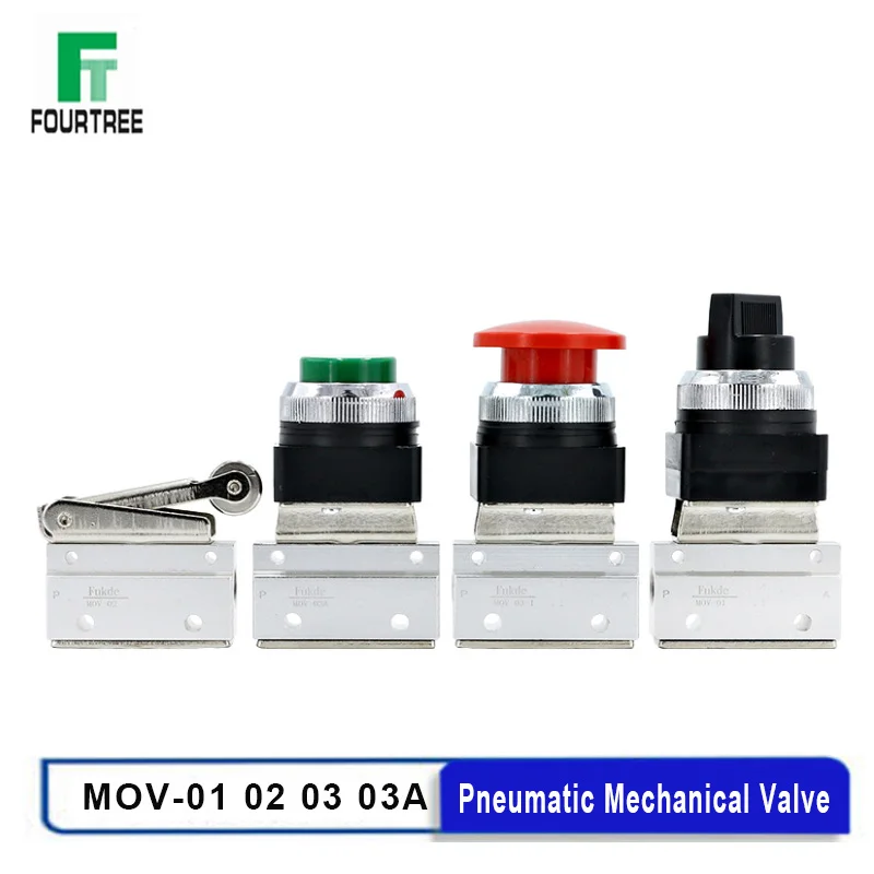 Push Button Pneumatic Mechanical Valve MOV-01 MOV-02 MOV-03 MOV-03A Manual Valve Air Switch Control Valve Momentary
Push Button Pneumatic Mechanical Valve MOV-01 MOV-02 MOV-03 MOV-03A Manual Valve Air Switch Control Valve Momentary