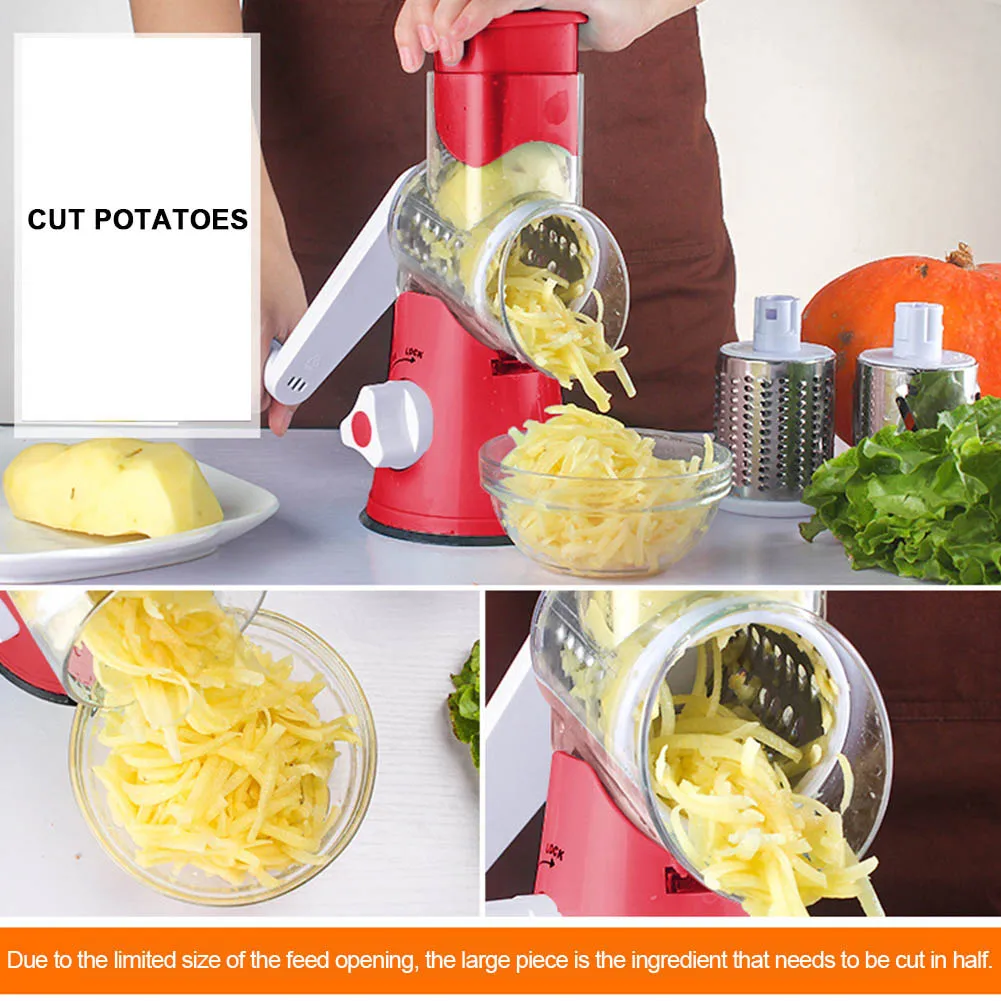 Multi-function Chopper Manual Rotating Grater Vegetable Fruit Cutter Kitchen Tool RERI889
Multi-function Chopper Manual Rotating Grater Vegetable Fruit Cutter Kitchen Tool RERI889