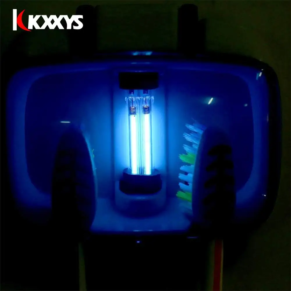 Toothbrush Holder Sterilizer For 2 Teeth Brushes UV Lamp Disinfection Box Wall-Mounted Toothbrush Holder Health Dental Care
Toothbrush Holder Sterilizer For 2 Teeth Brushes UV Lamp Disinfection Box Wall-Mounted Toothbrush Holder Health Dental Care
