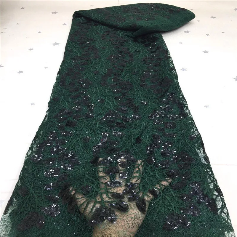 Black African Net Lace Fabric 2020 green High Quality stones Lace Material Nigerian French Sequins Lace Fabrics For Party Dress
Black African Net Lace Fabric 2020 green High Quality stones Lace Material Nigerian French Sequins Lace Fabrics For Party Dress