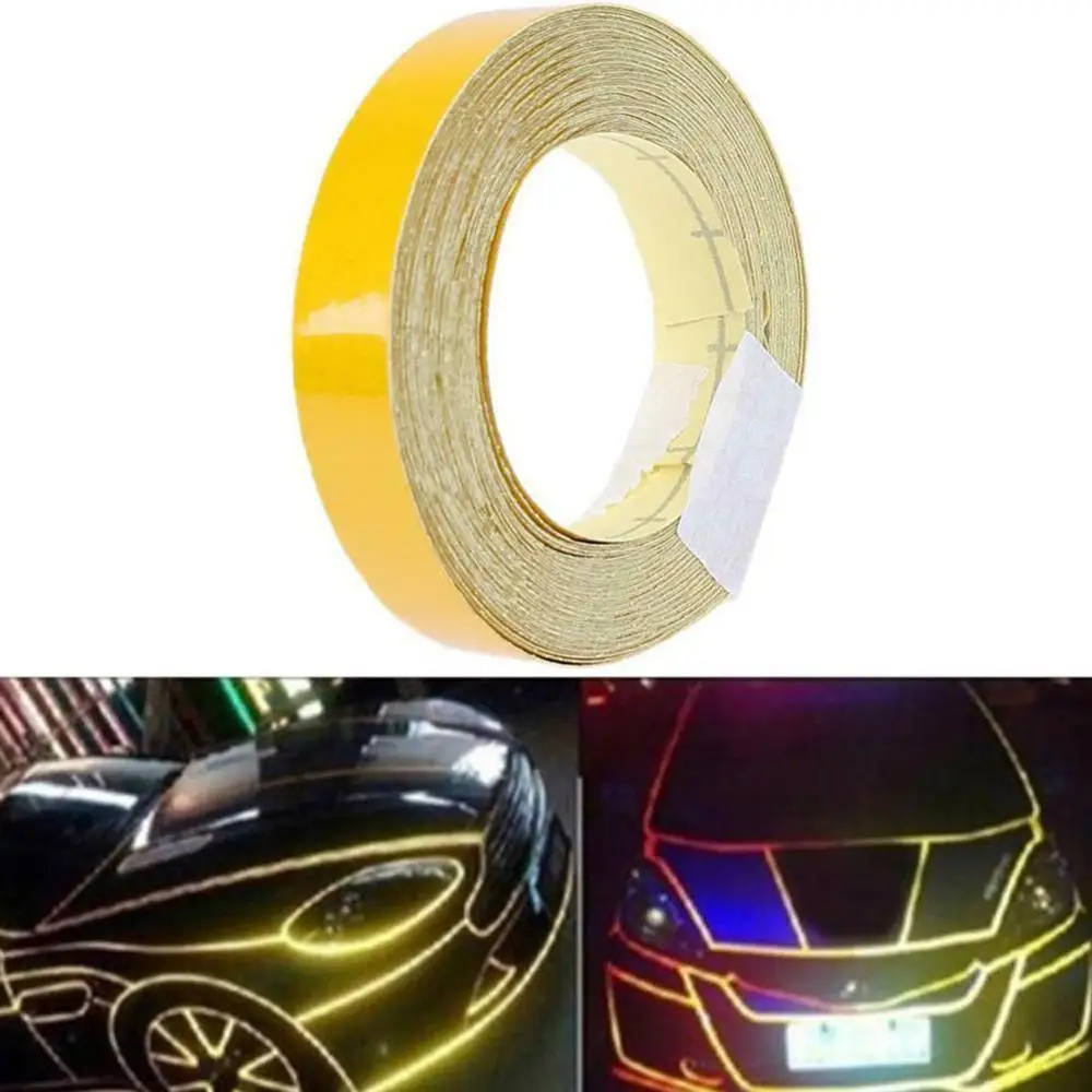NEW Car-styling Night Reflective Tape 1cm*5m Automotive Motorcycle Car Body Decoration Sticker W8W9
NEW Car-styling Night Reflective Tape 1cm*5m Automotive Motorcycle Car Body Decoration Sticker W8W9