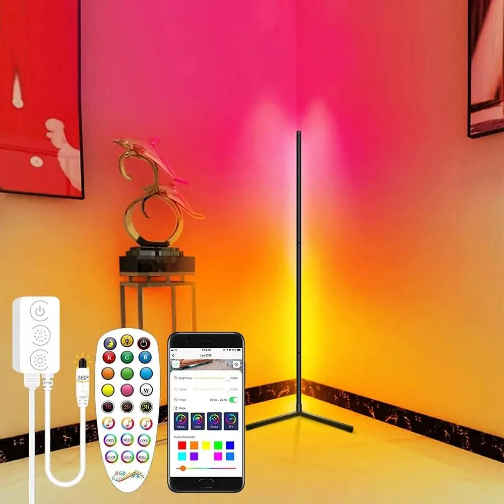 ARILUX Multicolor Smart Floor Lamp Nigh Light APP Control DIY Mode Music Sync Timer Colourful LED Light with Remote Control USB
ARILUX Multicolor Smart Floor Lamp Nigh Light APP Control DIY Mode Music Sync Timer Colourful LED Light with Remote Control USB
