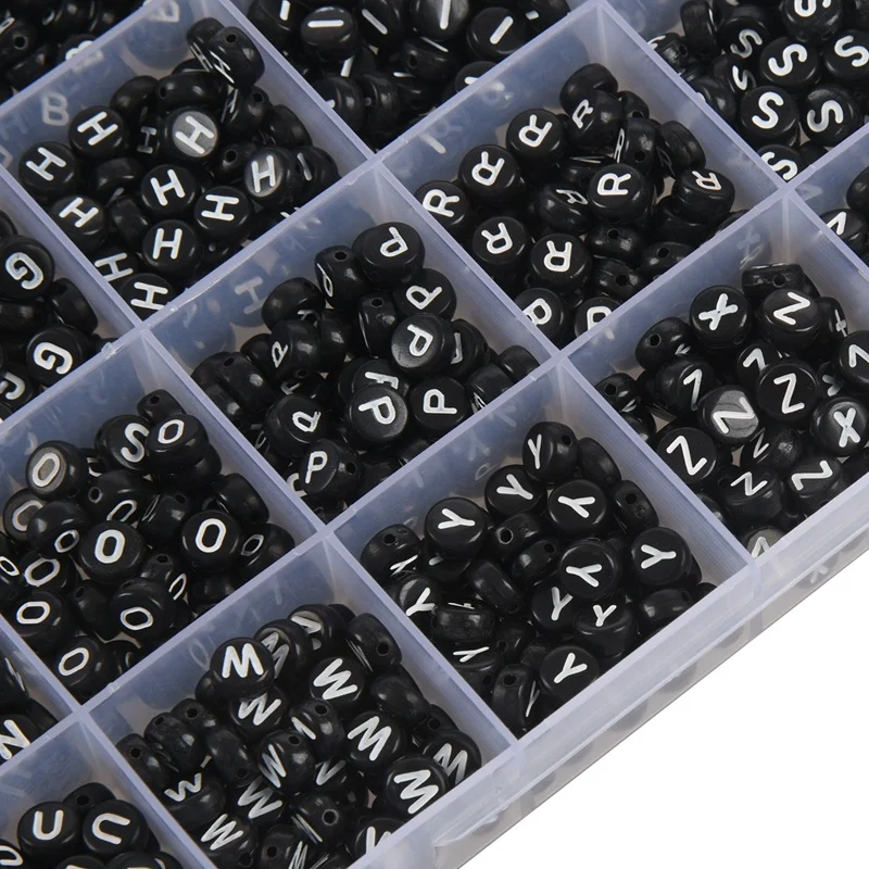 1200Pcs Round Acrylic Letter Beads Set for Kid Bracelets Necklace Making Beaded Material Plastic Alphabet Beads Boxs
1200Pcs Round Acrylic Letter Beads Set for Kid Bracelets Necklace Making Beaded Material Plastic Alphabet Beads Boxs